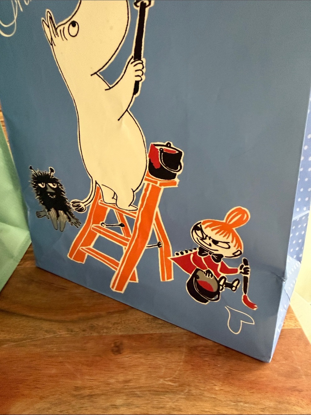 Moomin Polypropylene Reusable Tote Bag and Paper Gift Bag - Picture 7 of 10
